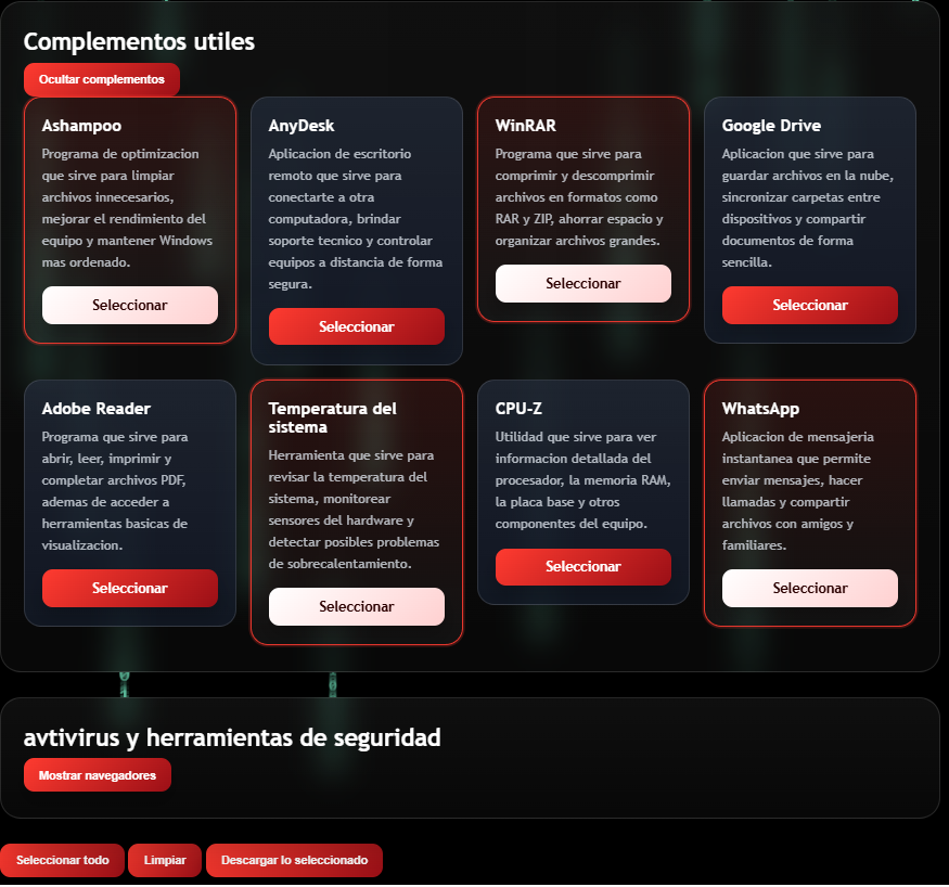 Paso de descarga